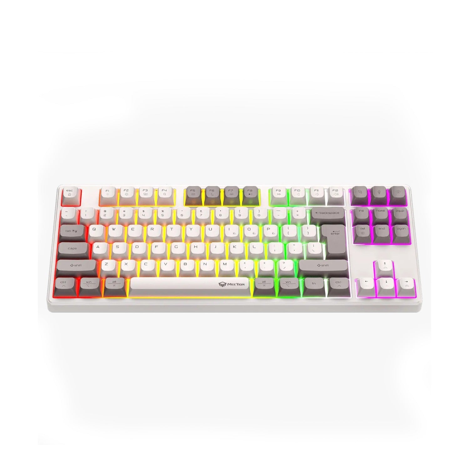 Meetion MK14 87 Keys Tri-Mode RGB Mechanical Keyboard (2.4G Wireless, Bluetooth, And Wired) | Computer Accessories Meetion MK14 87 Keys Tri-Mode RGB Mechanical Keyboard (2.4G Wireless, Bluetooth, And Wired) | Computer Accessories