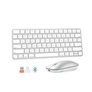 Meetion iKey C210 Wireless Ultra-thin Apple Keyboard 67 key and Mouse Combo Wireless and Bluetooth with Rechargeable Battery