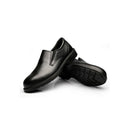 Jackbaggio Men's Black Slip On Oxford Work Shoe 8815