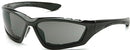 Pyramex Safety Black Gray AntiFog Lens Pyramex Accurist Safety Glasses SB8720DTP