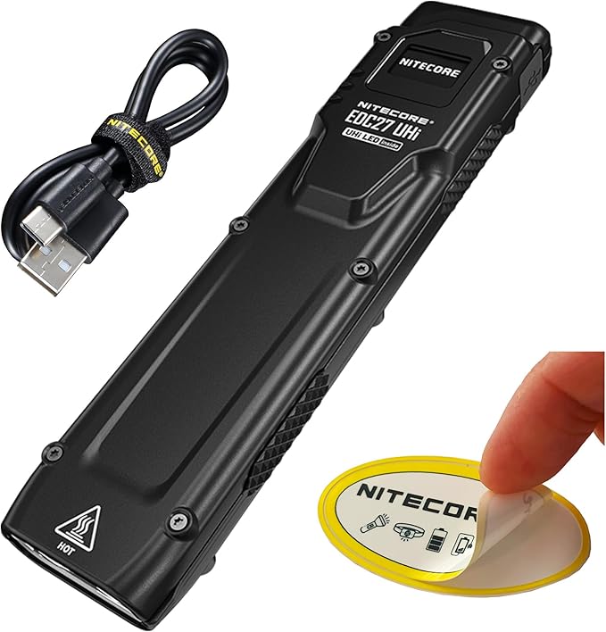 Nitecore EDC27 UHi 3100 Lumen Ultra Slim Flat EDC Flashlight