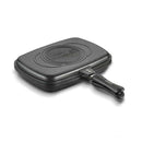 Korkmaz Duplo Double Sided Frypan 34x25x8cm Black A1469