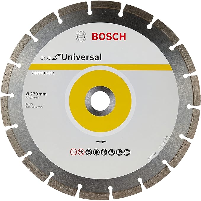Bosch Diamond Cutting Disc 230 MM Eco Universal BO2608615031 | Tool Accessories Bosch Diamond Cutting Disc 230 MM Eco Universal BO2608615031 | Tool Accessories