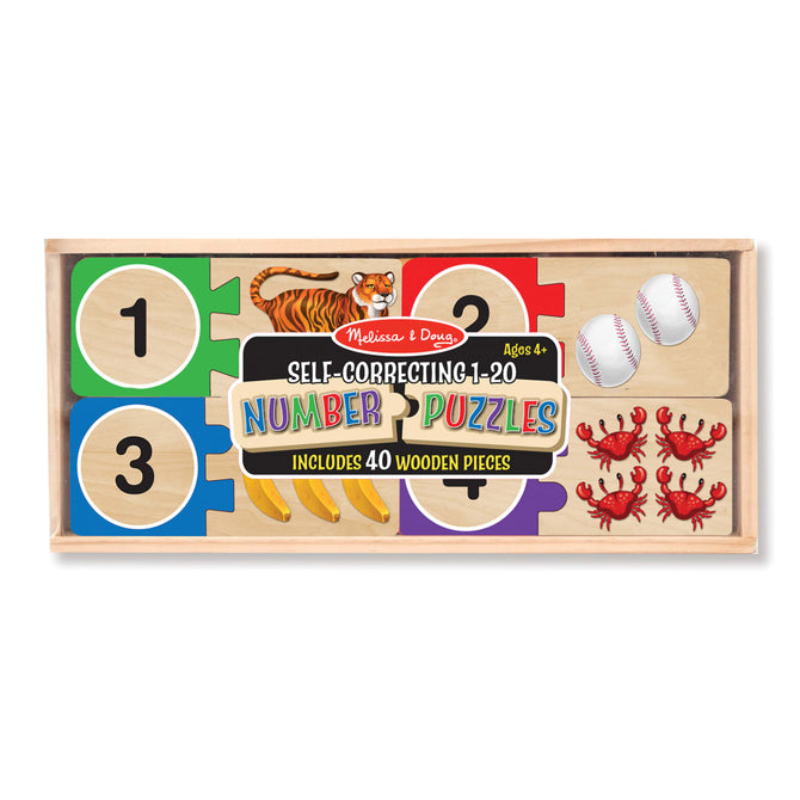 Melissa & Doug Number Puzzles 46002542 | Puzzles