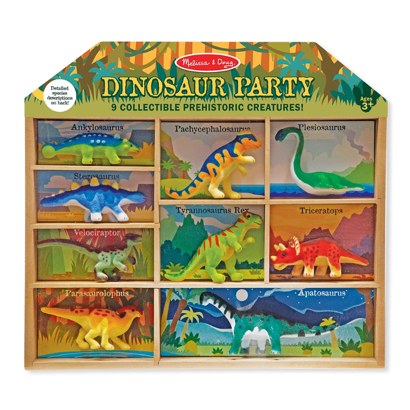 Melissa & Doug Dinosaur Party Play Set 46002666 | Classic Toys Melissa & Doug Dinosaur Party Play Set 46002666 | Classic Toys