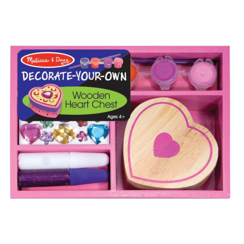 Melissa & Doug Wooden Heart Chest - Dyo 46003094 | Arts & Crafts Melissa & Doug Wooden Heart Chest - Dyo 46003094 | Arts & Crafts