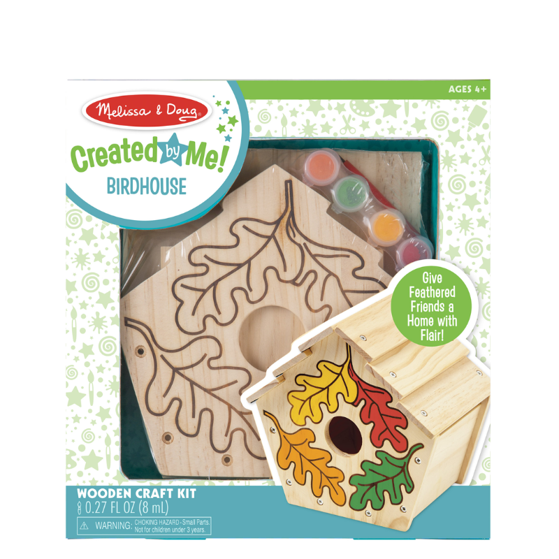 Melissa & Doug Build-Your-Own Wooden Birdhouse 46003101