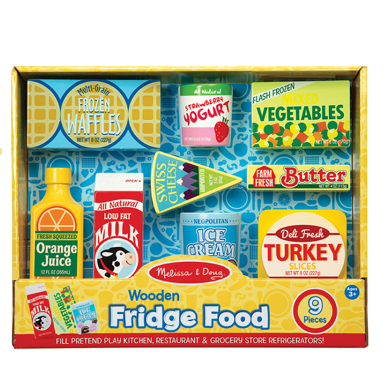 Melissa & Doug Fridge Food Set - Wooden Play Food 46004076 | Play House Melissa & Doug Fridge Food Set - Wooden Play Food 46004076 | Play House
