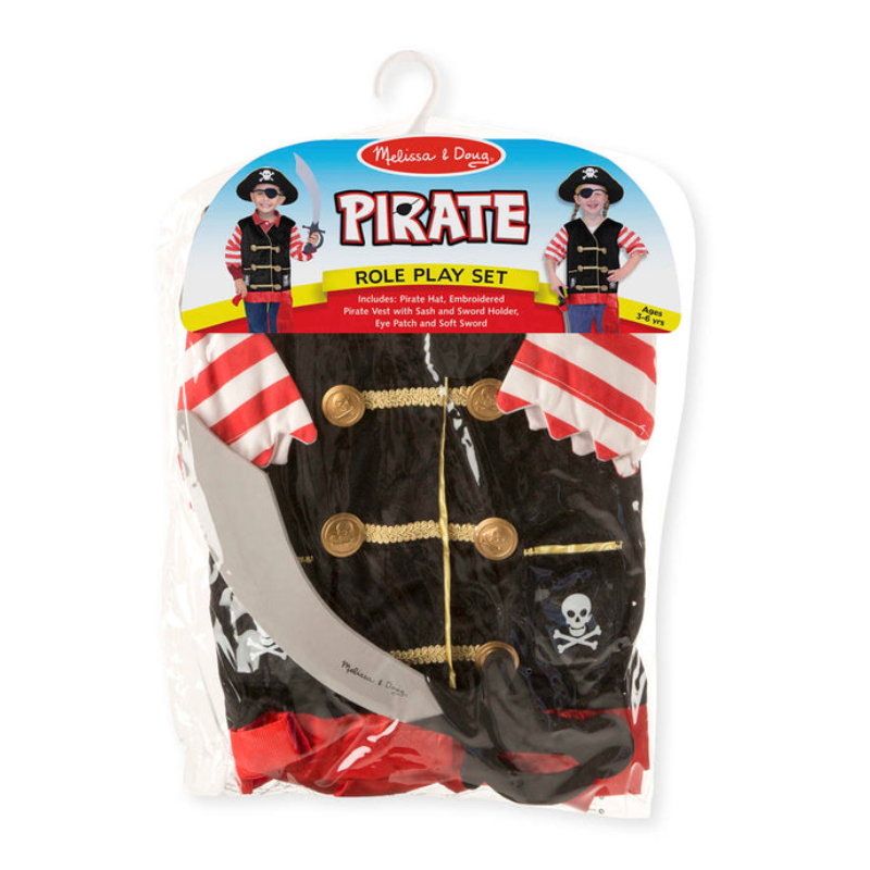 Melissa & Doug Pirate Costume Role Play Set 46004848