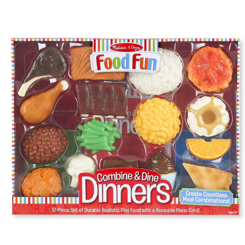 Melissa & Doug Food Fun Combine & Dine Dinners | Play House Melissa & Doug Food Fun Combine & Dine Dinners | Play House