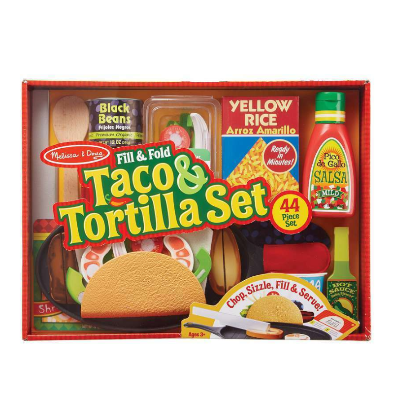 Melissa & Doug Fill & Fold Taco & Tortilla Set 46009370