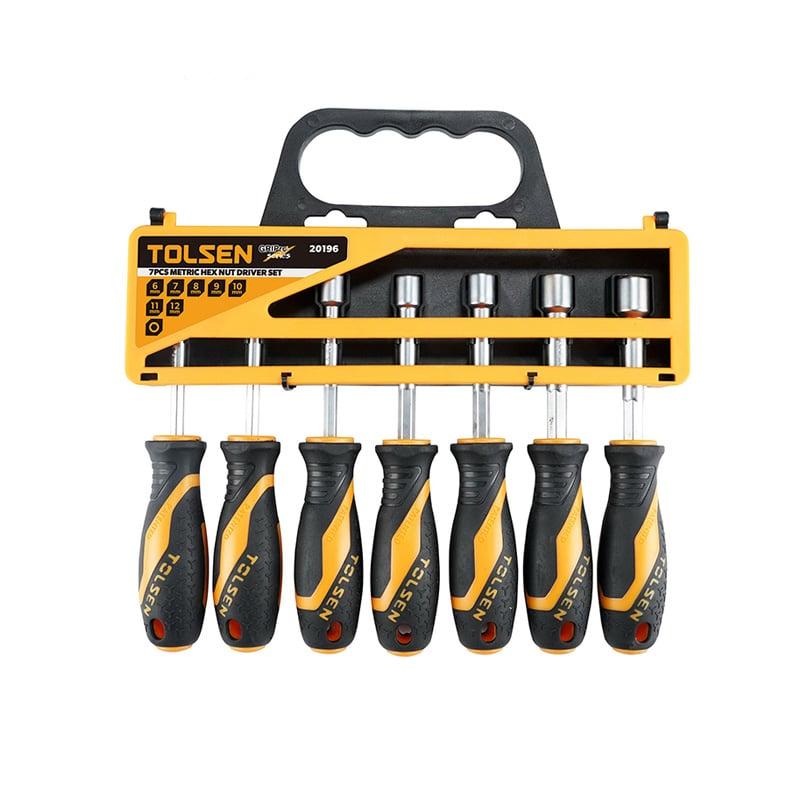 Tolsen 7pcs Nut Screwdriver (Industrial) 20196 | Tools Tolsen 7pcs Nut Screwdriver (Industrial) 20196 | Tools