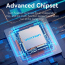 Vention USB-C to HDMI, USB 3.0 x3, RJ45, PD Docking Station 0.15M Gray Aluminum Alloy Type TQHHB