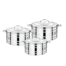 Pradeep Shamma Stainless Steel Hot Pot 2500, 5000 & 7500ML TPR011