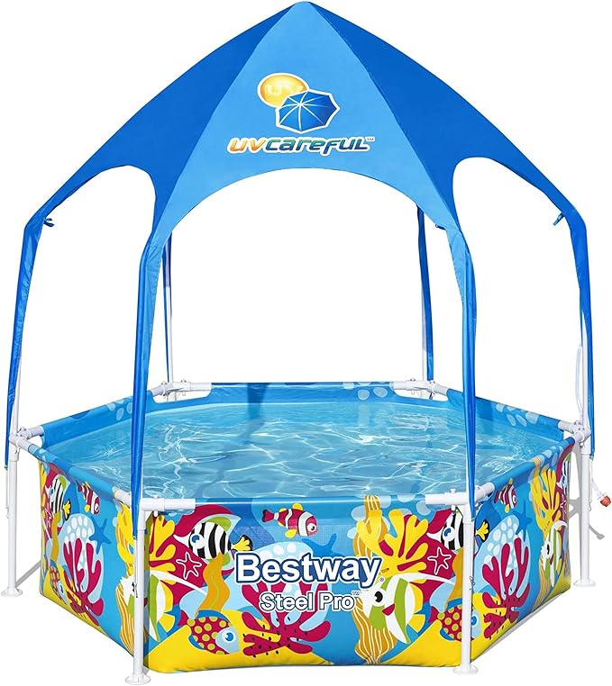 Bestway 6'x20"/1.83m x 51cm Splash-in-Shade Play Pool BES115TOY01424