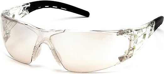 Pyramex Fyxate Safety Glasses, Indoor/Outdoor Mirror Lens SB10280S