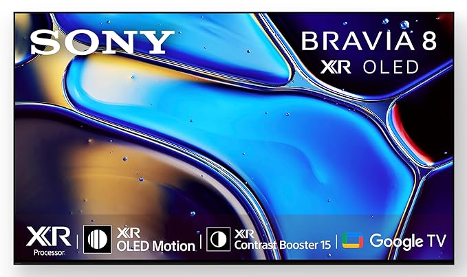 Sony 55 inch BRAVIA 8 4K Ultra HD Smart OLED Google TV K-55XR80