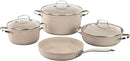 Korkmaz Granita Aluminum 7 Pieces Cookware Set A1272