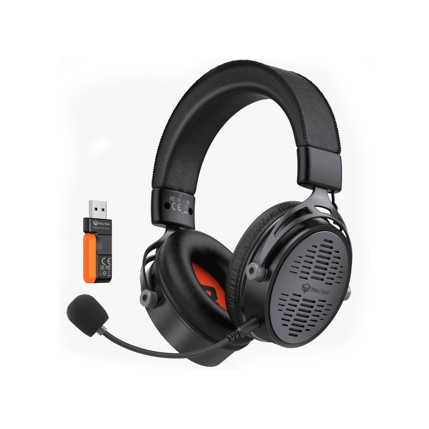 Meetion BTH013 50MM Wireless Surround Sound Gaming Headset Tri-Mode (2.4G Wireless, Bluetooth, And Wired) MT-BTH013 | Headphone Meetion BTH013 50MM Wireless Surround Sound Gaming Headset Tri-Mode (2.4G Wireless, Bluetooth, And Wired) MT-BTH013 | Headphone