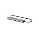 Unitek uHUB S7 Pro 7-in-1 USB-C 5Gbps Hub with Screen ON/OFF Switch (2*USB-A + USB-C+ SD/MicroSD + HDMI 4K 60Hz + PD 100W), Space Grey H1124AGY01