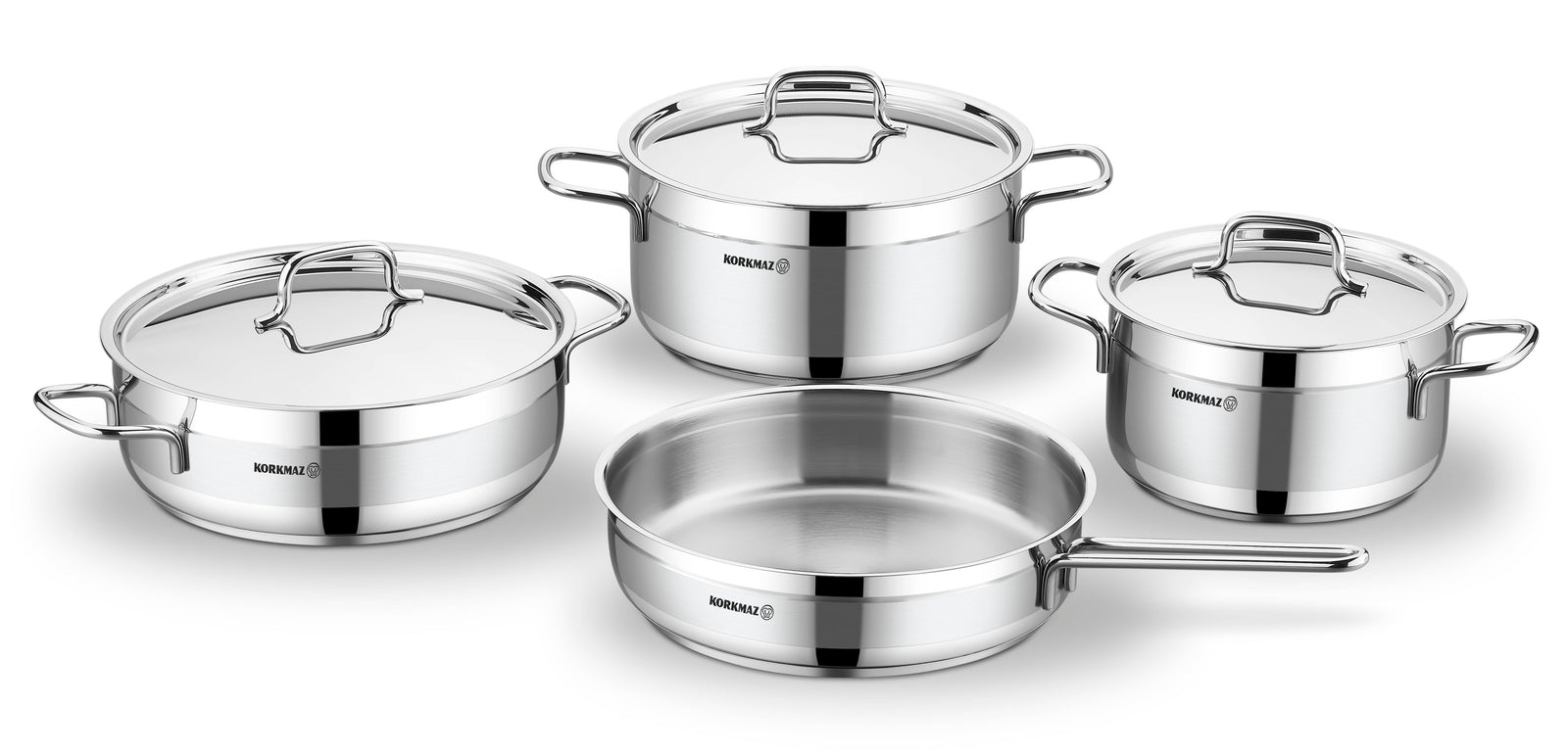 Korkmaz Alfaron Cookware 7 Pcs Set A1954 | Kitchen Appliance
