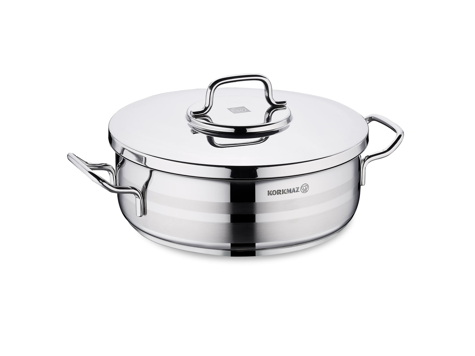 Korkmaz Astra 2 Low Casserole 26x8.5cm / 4.5L A2035 | Kitchen Appliance