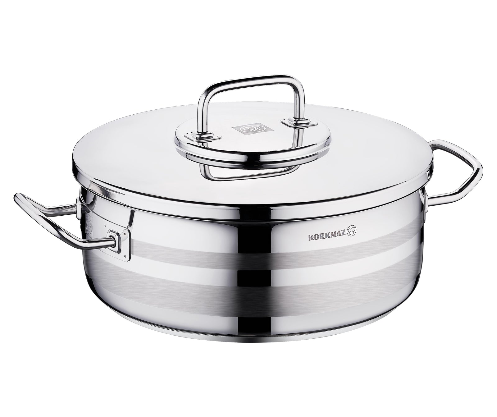 Korkmaz Astra 2 Low Casserole 30x11cm / 7.5L A2037 | Kitchen Appliance