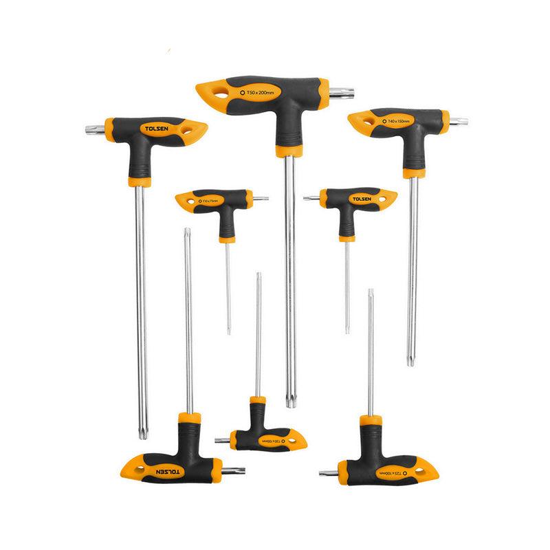 Tolsen 8pcs Torx T-Handle Screwdrivers Set 20061 | Tools Tolsen 8pcs Torx T-Handle Screwdrivers Set 20061 | Tools