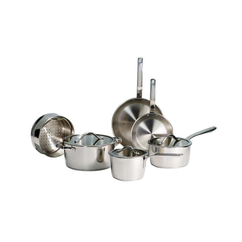 Tramontina Tri-Ply Base Stainless Steel Cookware Set 9pcs
