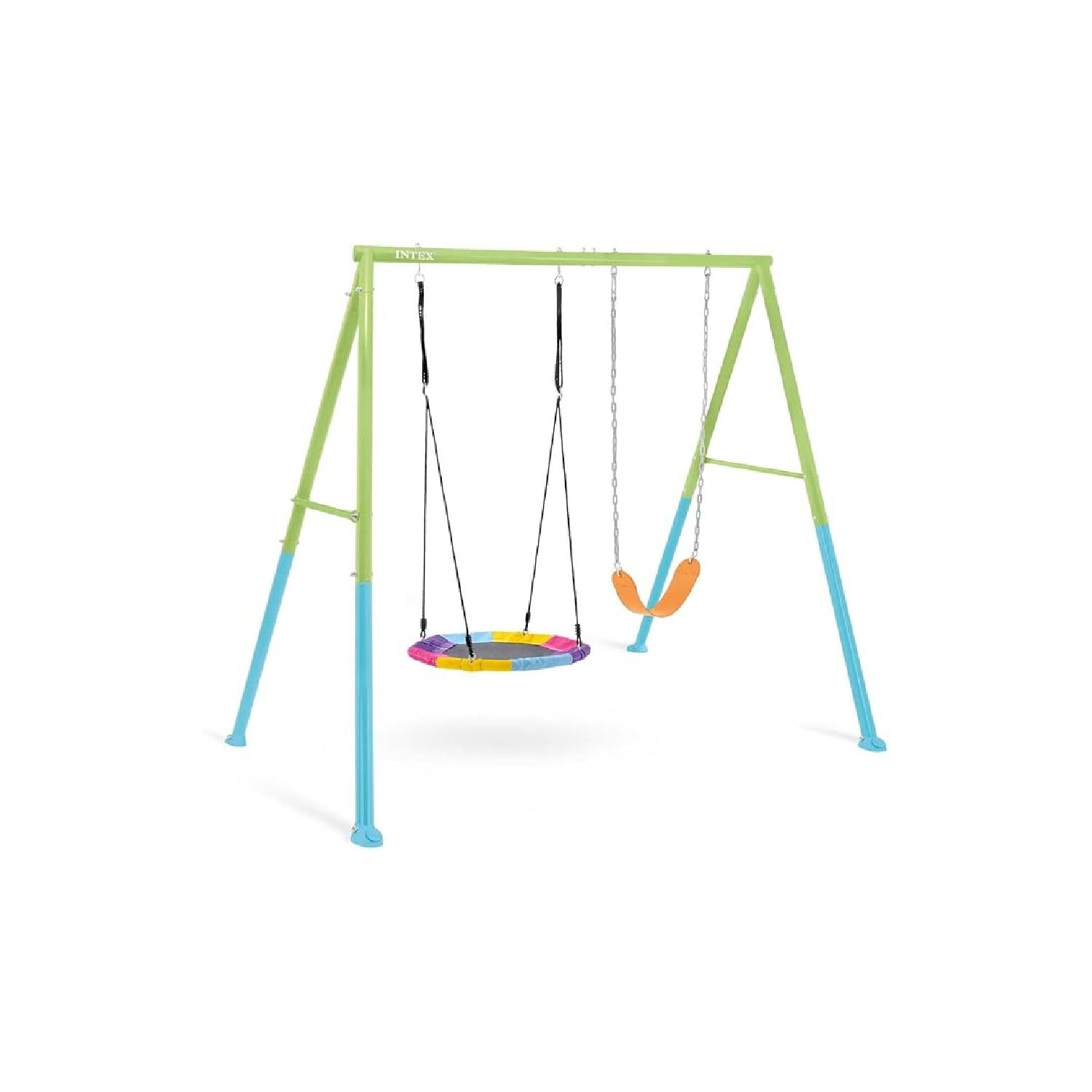 Intex Saucer And Swing 2-Feature Set, Age 3-10 44125 | Swing Set Intex Saucer And Swing 2-Feature Set, Age 3-10 44125 | Swing Set