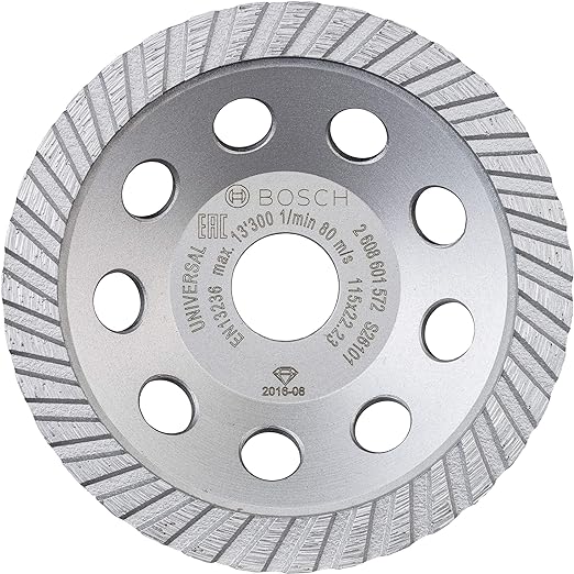 Bosch Diamond Grinding Head 115 MM Turbo BO2608601572 | Tool Accessories Bosch Diamond Grinding Head 115 MM Turbo BO2608601572 | Tool Accessories
