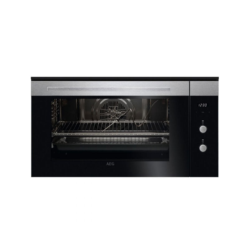 AEG Built-in Multifunction Oven 90CM,A Class, 77 ltrs net capacity, St. Steel,Retractable Knobs, Easy Clean,Dim: H450 x W895 x D572 mm KEK442910M