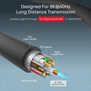 Unitek 8K Fiber Optic DisplayPort 1.4 Cable