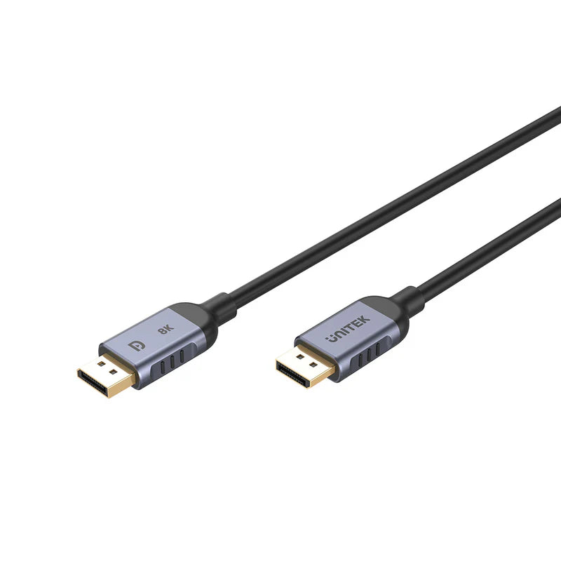 Unitek DP1.4 Male To Male Cable (8K), Pure Copper, Black