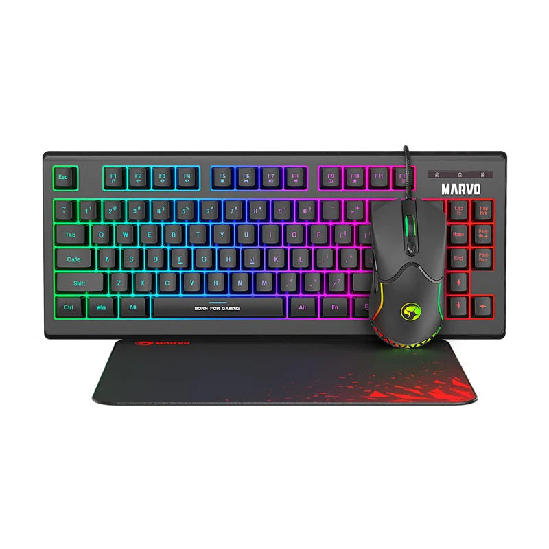 Marvo CM310 Gaming 3 IN 1 Combo - Keyboard , Mouse , Mouse Pad CM310EN | Electronic Accessories Marvo CM310 Gaming 3 IN 1 Combo - Keyboard , Mouse , Mouse Pad CM310EN | Electronic Accessories