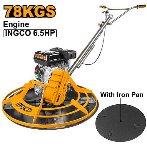 INGCO Gasoline Power Trowel 4.8KW(6.5HP), 78Kg GPT361-2