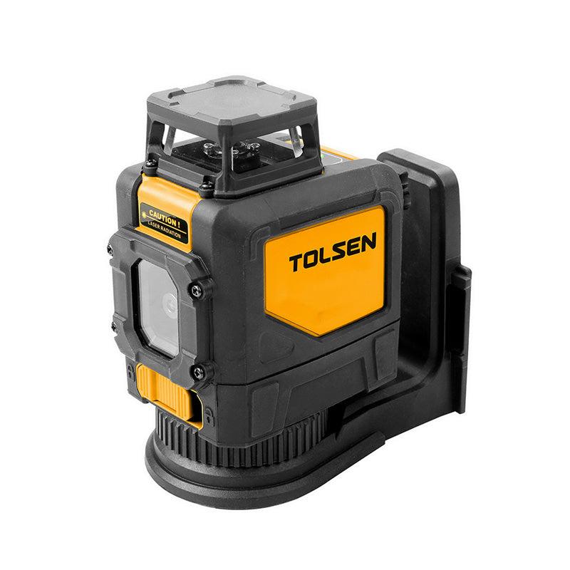 Tolsen Green-Beam Self Levelling 360° Horizontal Cross-Line Laser Level Industrial 35153