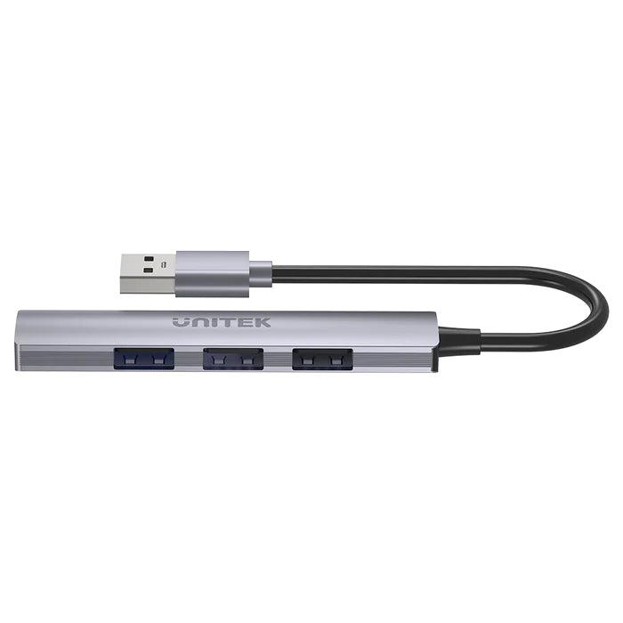 Unitek 4-in-1 USB-A 5Gbps Hub (USB3.0 + 3*USB2.0), Space Gray H1208A