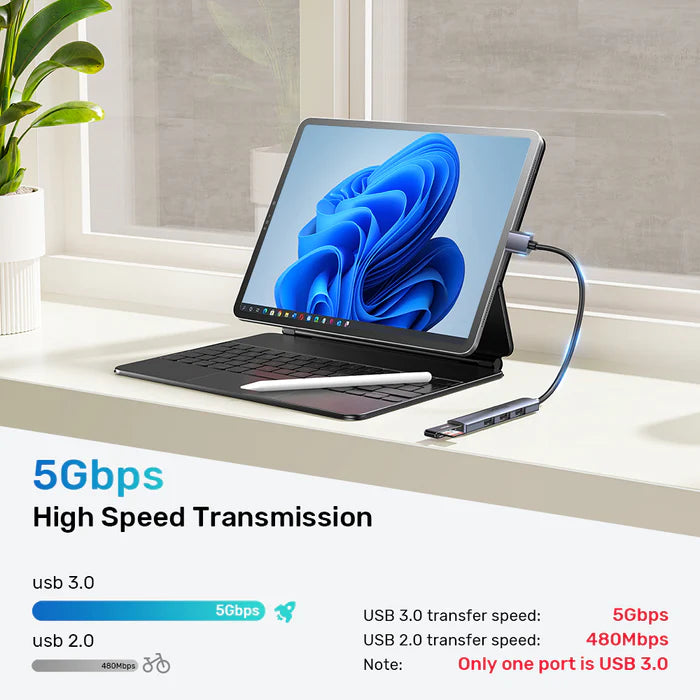 Unitek 4-in-1 USB-A 5Gbps Hub (USB3.0 + 3*USB2.0), Space Gray H1208A | Computer Accessories Unitek 4-in-1 USB-A 5Gbps Hub (USB3.0 + 3*USB2.0), Space Gray H1208A | Computer Accessories