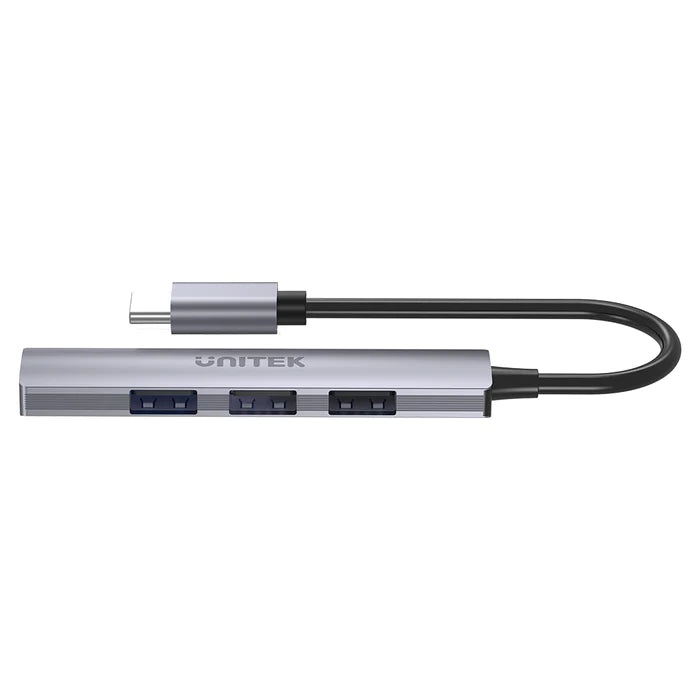 Unitek 4-in-1 USB-C 5Gbps Hub (USB3.0 + 3*USB2.0), Space Gray H1208B