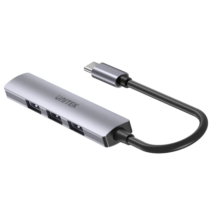 Unitek 4-in-1 USB-C 5Gbps Hub (USB3.0 + 3*USB2.0), Space Gray H1208B