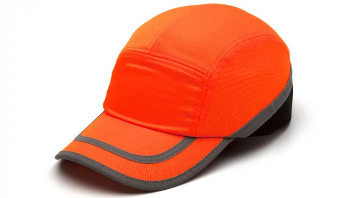 Pyramex Safety Baseball Bump Cap, Hi Vis Orange HP50041
