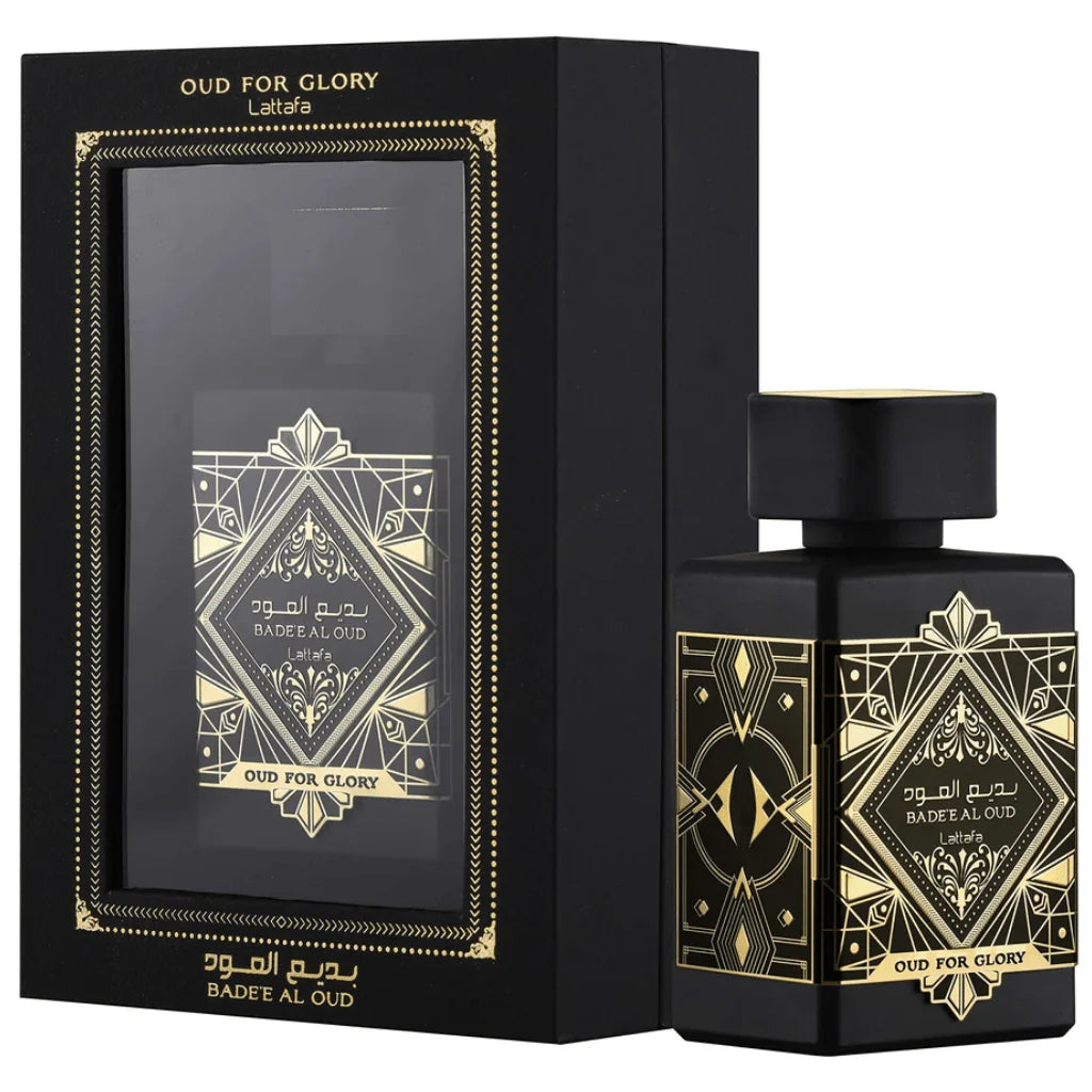 Lattafa Bade'e Al Oud Oud for Glory for Unisex 100ml | Unisex Perfumes Lattafa Bade'e Al Oud Oud for Glory for Unisex 100ml | Unisex Perfumes