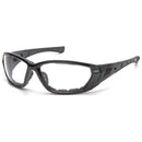 Pyramex Clear Anti-Fog Lens with Padded Pearl Gray Frame  SPG10810DT