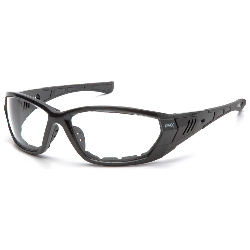 Pyramex Clear Anti-Fog Lens with Padded Pearl Gray Frame  SPG10810DT