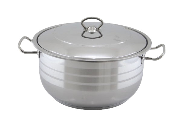 Gitco Royal Stainless Steel Deep Pot With Lid
