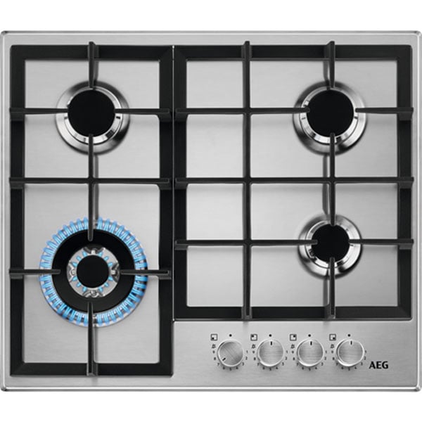 AEG Built In 4 Burner Gas Hob HGB64420SM