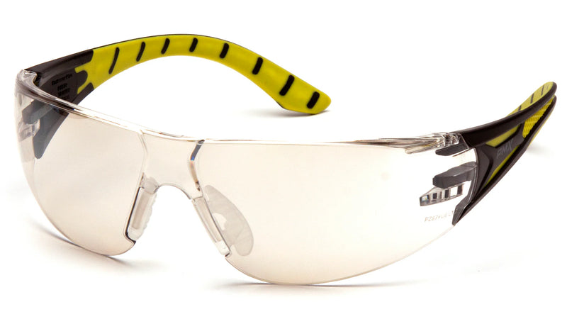 Pyramex Safety Endeavor Plus - Black-Green Frame/Indoor-Outdoor Lens Safety Glasses SBGR9680S