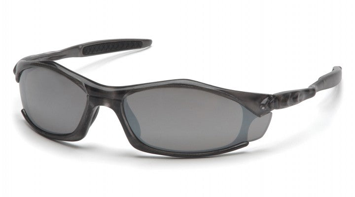 Pyramex Solara Safety Glasses Silver Mirror Lens and Trans Gray Frame STG4370D | Safety Goggles Pyramex Solara Safety Glasses Silver Mirror Lens and Trans Gray Frame STG4370D | Safety Goggles