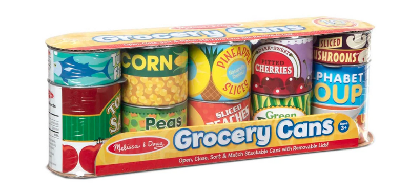 Melissa & Doug Let's Play House! Grocery Cans 46004088